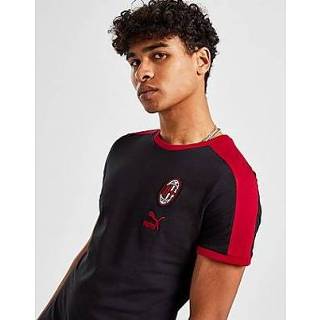 👉 Shirt zwart XS male mannen Puma AC Milan T7 T-Shirt - Black Heren 4065453443237