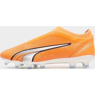 👉 Oranje bovenwerk van textiel kinderen Puma ULTRA LL FG - Orange Kind 4065452437558