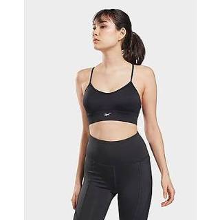 👉 Sport BH zwart XXS vrouwen night black Reebok workout ready sportbeha - Dames 4064057996200