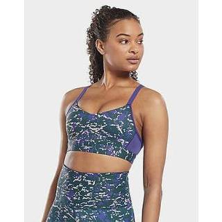 👉 BH donkergroen XXS vrouwen Forest Green Reebok lux speckle modern safari strappy beha - Dames 4065431214729