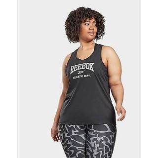 👉 Tanktop zwart vrouwen night black Reebok workout ready supremium graphic (plus size) - Dames 4065431528949