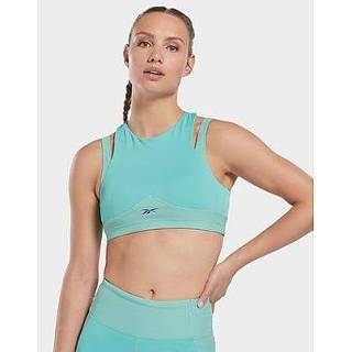 👉 Tanktop teal XXS vrouwen Semi Classic Reebok les mills rib cropped - Dames 4065431200982