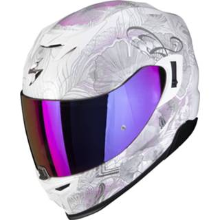 Integraalhelm wit roze XS active Scorpion Exo-520 Evo Air Melrose Pearl Wit-Roze 3399990110705