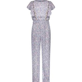 👉 Jumpsuit blauw meisjes Like Flo AOP - bloemen 8720173969370