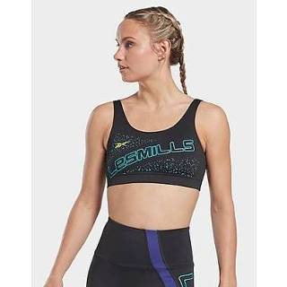 👉 Sport BH zwart XXS vrouwen night black Reebok les mills sportbeha - Dames 4065431011106