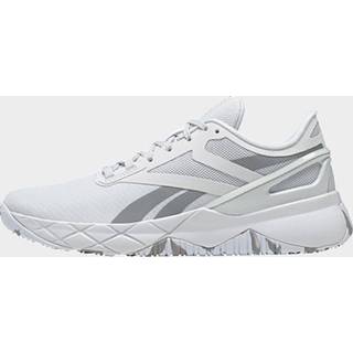 👉 Schoenen grijs wit vrouwen Cold Grey Reebok nanoflex tr - / Cloud White Pure 4 Dames 4064049176412