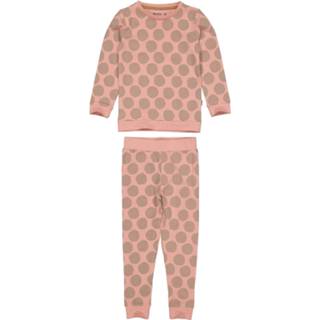 👉 Meisjespyjama roze meisjes Quapi pyjama - PuckkB AOP Zacht stippen 8719226433265