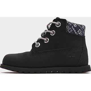 👉 Zwart leer baby's kinderen Timberland Pokey Pine - Black Kind 196246183703