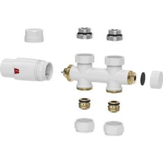 👉 Onderblok wit glans Set Thermostatisch Boss & Wessing Zuko Recht 8720365818134