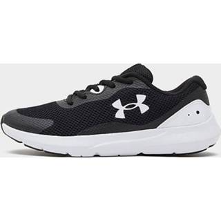 Zwart bovenwerk van textiel Under Armour Surge 3 Junior - Black 195252308148
