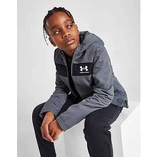 👉 Windbreaker grijs kinderen Under Armour UA Sportstyle Jacket Junior - Grey Kind 196040092119