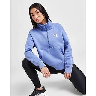 👉 Fleece hoodie blauw XS vrouwen Under Armour Rival - Blue Dames 196883000562