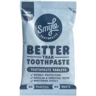 👉 Tandpasta wit Smyle Navul Tabs - Fluoride 65 stuks Duurzaam tandenpoetsen 8719326786544