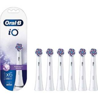 👉 Opzetborstel wit Oral-B iO Radiant White opzetborstels - 6 stuks 4210201434856 8713411249099