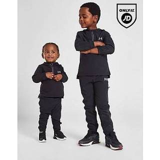 👉 Zwart kinderen Under Armour Vanish 1/4 Zip Tracksuit Children - Black Kind 5063191118157