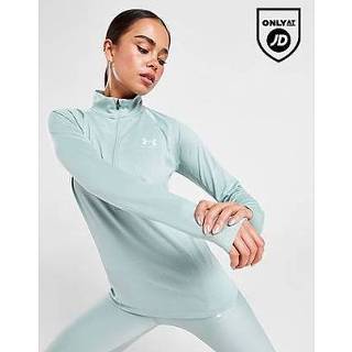 👉 Donkergroen XS vrouwen Under Armour Tech Grid 1/2 Zip Top - Green Dames 196039035387