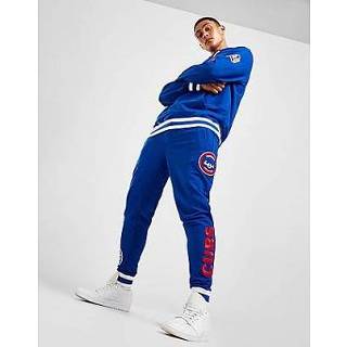 👉 Blauw m male mannen New Era MLB Chicago Cubs Joggers - Blue Heren 196501822866