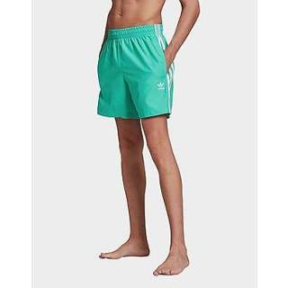 👉 Zwemshort donkergroen XS male hi-res green mannen Adidas Originals Adicolor Classics 3-Stripes - Heren 4065418755764