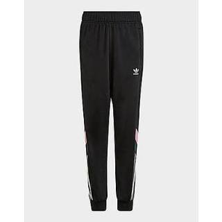 👉 Trainingsbroek zwart donkergroen roze Adidas Originals - Black / Mineral Green Bliss Pink 4065429435365