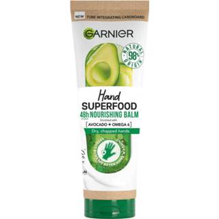 👉 Hand crème vrouwen NEW Garnier Superfood, Nourishing Cream, with Avocado and Omega 6, Cream for Dry hands, Vegan Formula, 75ml 3600542486910