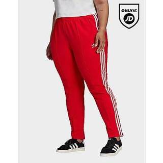 👉 Trainingsbroek rood vrouwen Vivid Red Adidas Originals Primeblue SST (Grote Maat) - Dames 4065423156365