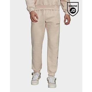 👉 Joggingbroek linnen m male mannen Adidas Originals Trefoil Linear - Linen Heren 4065427578385