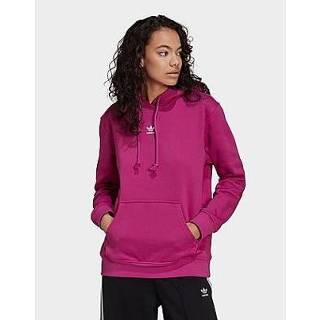 👉 Fleece hoodie magenta vrouwen Real Adidas Originals Adicolor Essentials - Dames 4065423655936