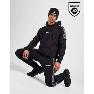👉 Zwart s male mannen Adidas Originals Tape Joggers - Black Heren 4066749830335