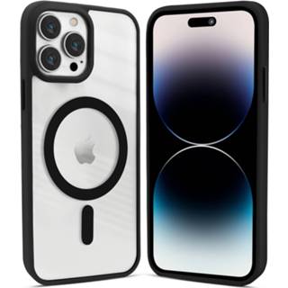 👉 Zwart Coverzs iPhone 14 Pro hoesje Magsafe mat (zwart) 8720836230243