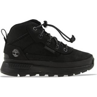 👉 Zwart unisex kinderen Timberland Field Trekker Mid