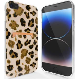 👉 ShieldCase iPhone 7/8 hoesje pasjes (Lovely Leopard) 8720836237709