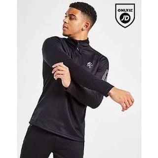 👉 Zwart XS male mannen Gym King Velocity 1/2 Zip Top - Black Heren 5059917479831