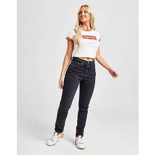 👉 Skinnyjeans zwart vrouwen Levi's 501 Skinny Jeans - Black Dames 5401043581108