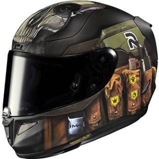 👉 Integraalhelm groen bruin 2XL active HJC RPHA 11 Ghost Call of Duty 8804269330852