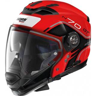 👉 Rood XL active Nolan N70-2 Gt Flywheel 54 Corsa Multihelm 8030635543094