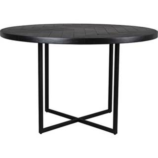 👉 Eettafel zwart active Dutchbone Class rond 120 cm 8718548067219