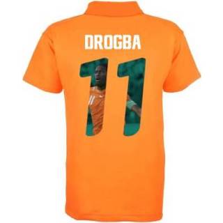 👉 Voetbalshirt Ivoorkust retro 1980's + Drogba 11 (Photo Style)