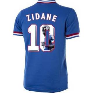 👉 Voetbalshirt Frankrijk Retro 1971 + Zidane 10 (Photo Style)