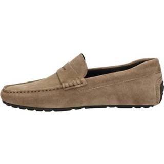 👉 Moccasins suede men beige BOSS Noel mocassins & loafers 8720251694088