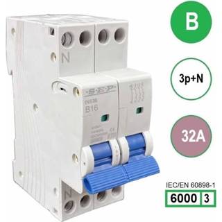 👉 Installatieautomaat SEP krachtstroom 32A INS36-3NB32 inst. 3p+n B32 6kA (36mm) 3101643032 8718959025723