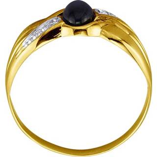 👉 Dames ring saffier zilver diamanten vrouwen blauw Damesring met en 4055705629076