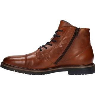 👉 Hoge nette schoen leer men cognac Bugatti schoenen 8720251625785