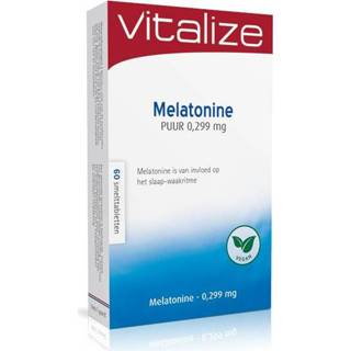 👉 Melatonine active Vitalize Puur 0,299 mg 60 tabletten 8717344371728