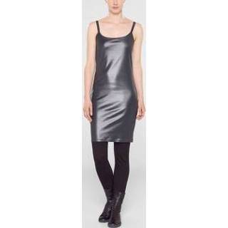 👉 Korte jurk polyester vrouwen XS Dark Grey met bandjes 5397036854918