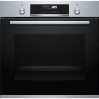 👉 Oven zwart roestvrijstalen active Bosch Serie 6 HBG579BS0 71 l A Zwart, Roestvrijstaal 4242005198214