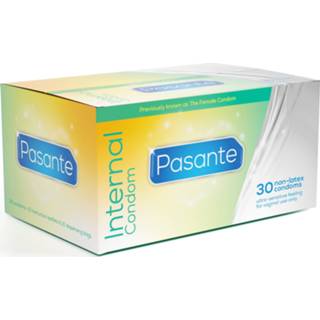👉 Condoom latexvrij transparant vrouwen Pasante Internal Condom - Vrouwencondoom 30 stuks (grootverpakking) 5060150682544