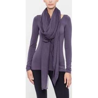 👉 Lange sjaal modale katoen vrouwen medium purple One Size 5397036873780
