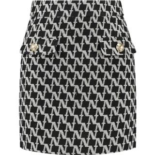 👉 Vrouwen zwart dessin Rok met all-over print | Nova skirt 8720175482570