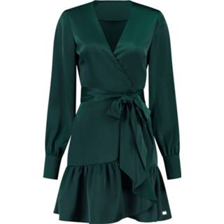 👉 Jurk vrouwen groen met ceintuur | Kayden 8720175486127