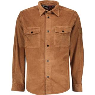 👉 Over shirt XL active mannen kaki Tommy Hilfiger Corduroy Overshirt Desert Khaki - Heren 8720642662658